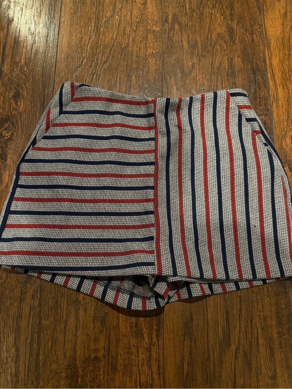Zara Trafaluc Striped Skort